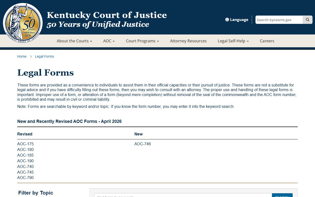 Fulton County court records Kentucky legal forms source