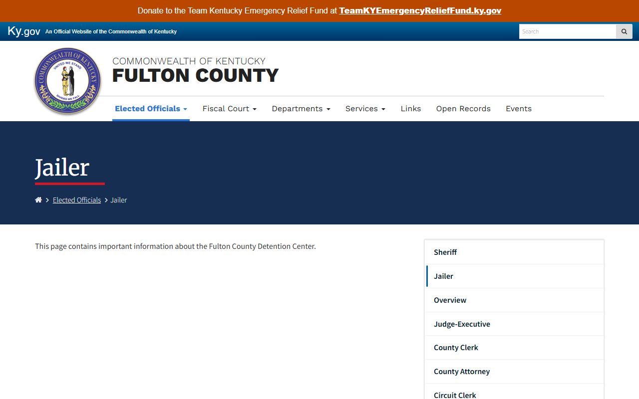Fulton County warrant records jailer source